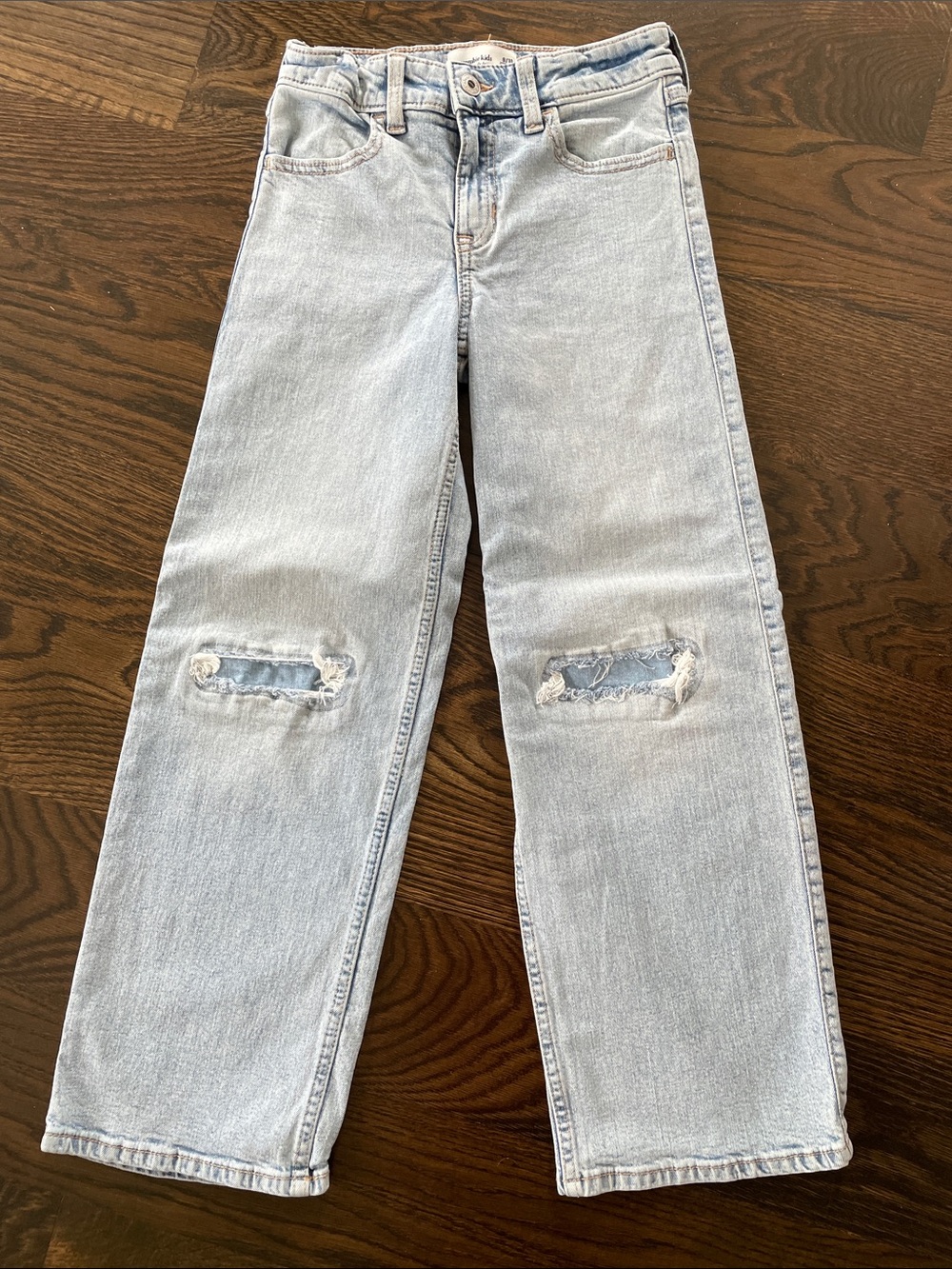 Abercrombie kids high rise wide leg jeans size 9/10 regular